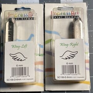 ImpressArt Metal Stamp Set - Wing Design